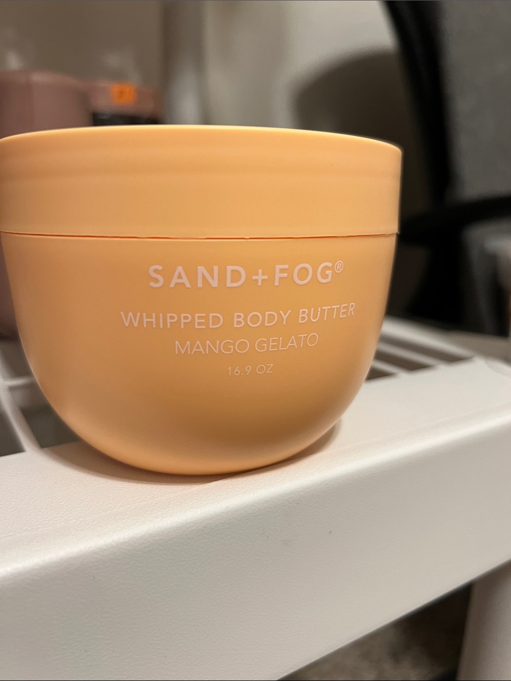 SAND+FOG Mango Gelato Whipped Body Butter - Peach
